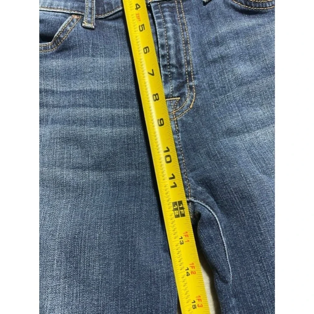 7 For All Mankind Roxanne Ankle Jean Women Size 32 Bair Crop Slim Denim - Picture 7 of 15